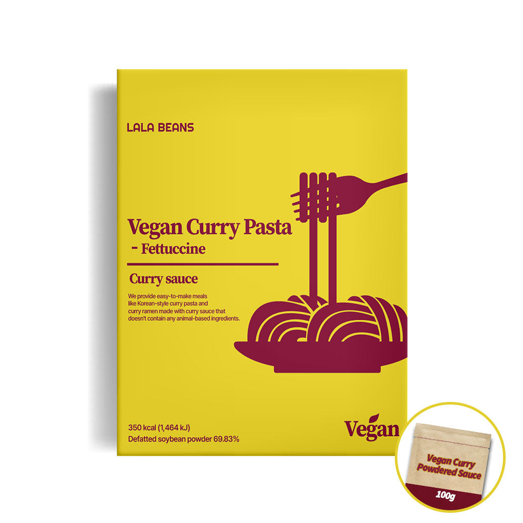 LALA BEANS SOYBEAN VEGAN CURRY PASTA